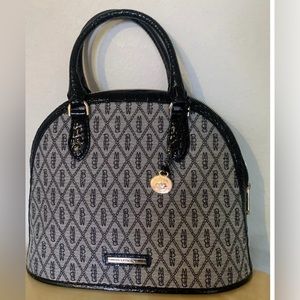 New Without Tag Brahmin Georgina Black Harborlight Dome Satchel Medium
